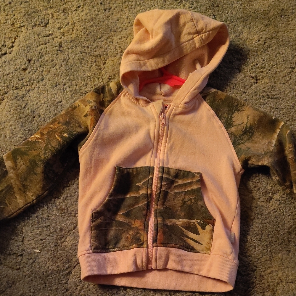 Kids Camouflage Hoodie - Pink and Brown Outdoor Kids Toddler 2T